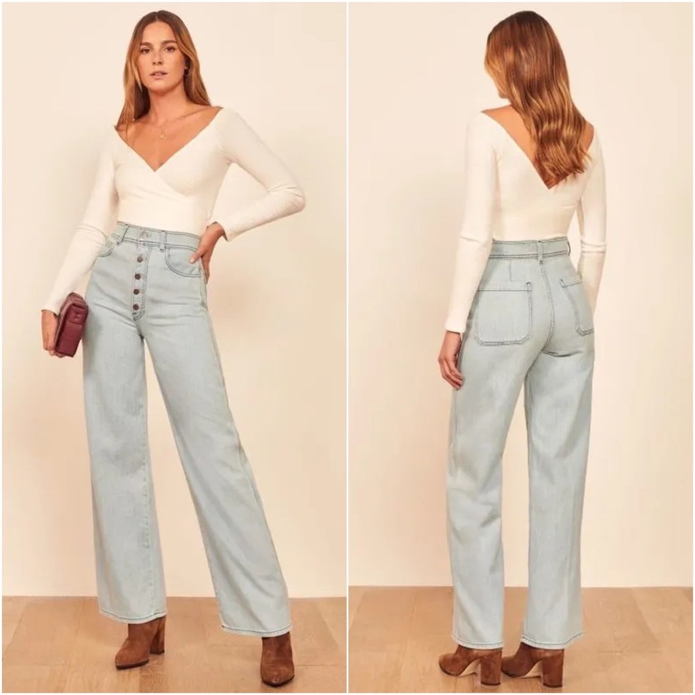 Reformation Olive Jean in Palawan - Size 29